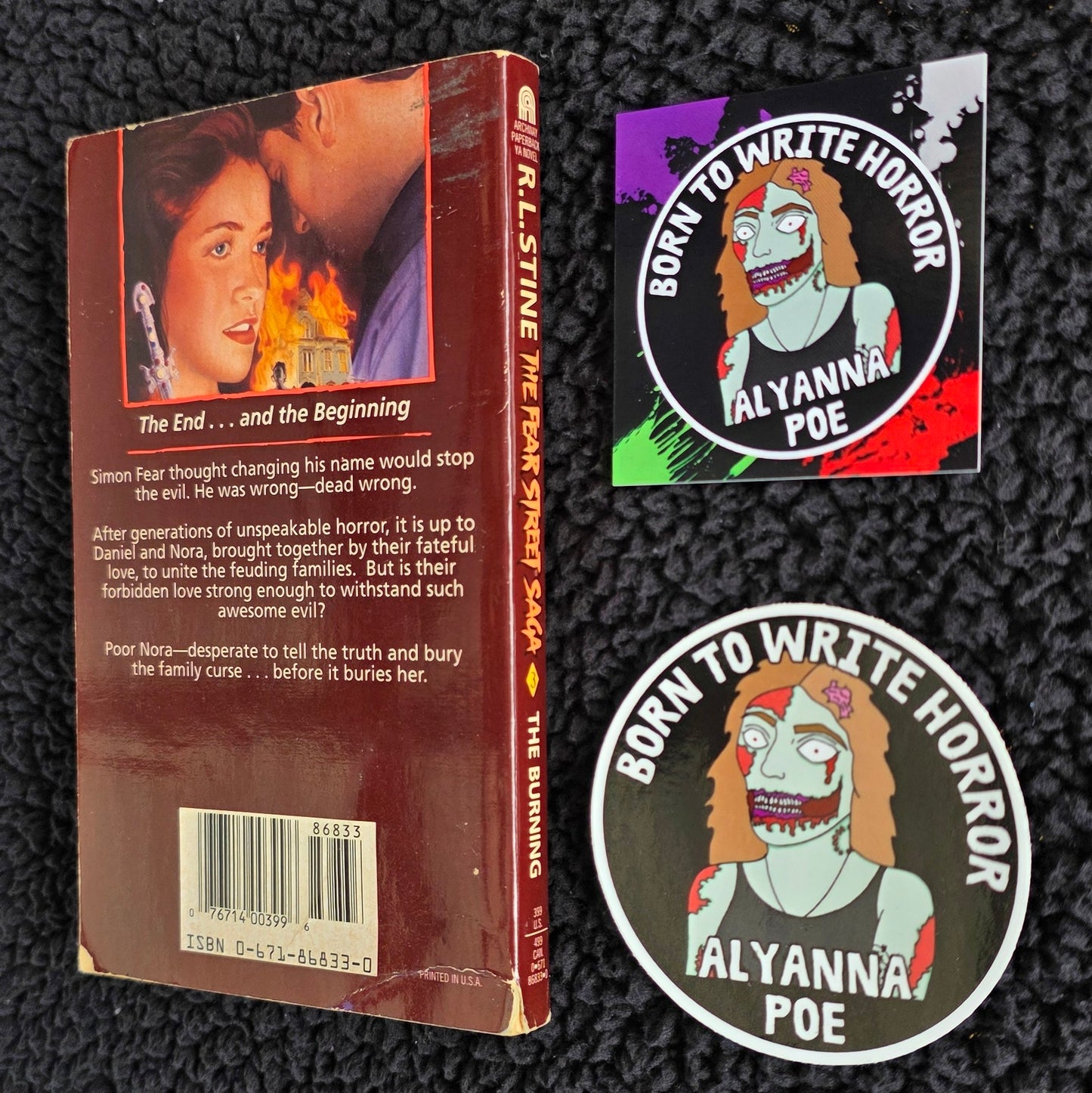 RL Stine's The Burning (The Fear Street Saga Book 3 / Mass Market Paperback)