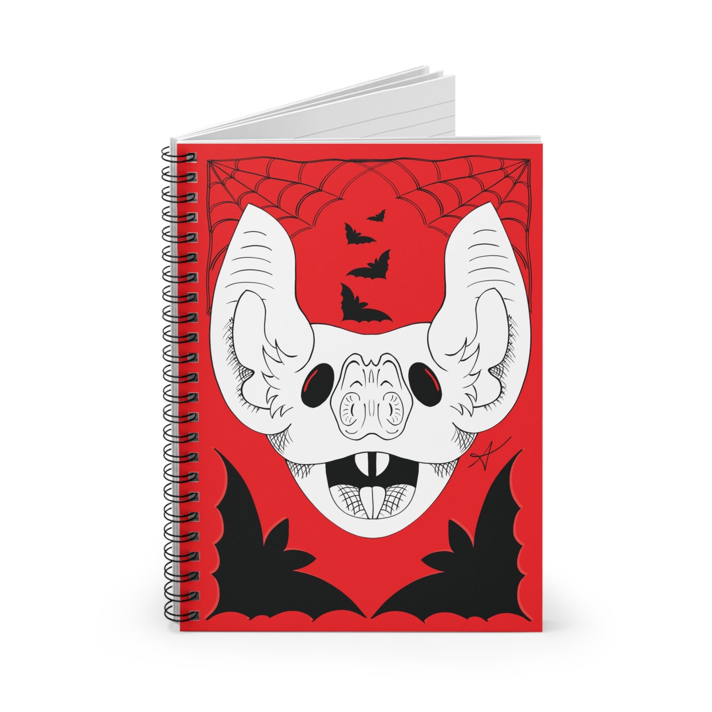 Batty Spiral Notebook