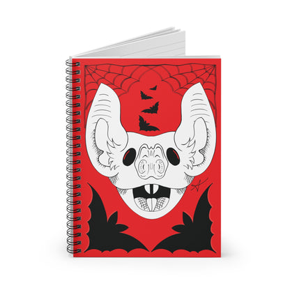 Batty Spiral Notebook