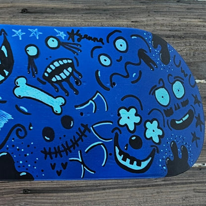 Painted Skate Deck (Decoration ONLY)