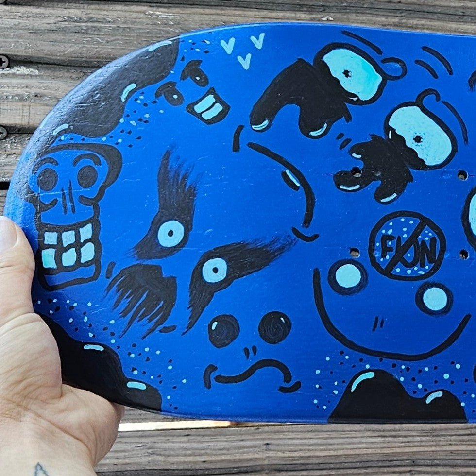 Painted Skate Deck (Decoration ONLY)