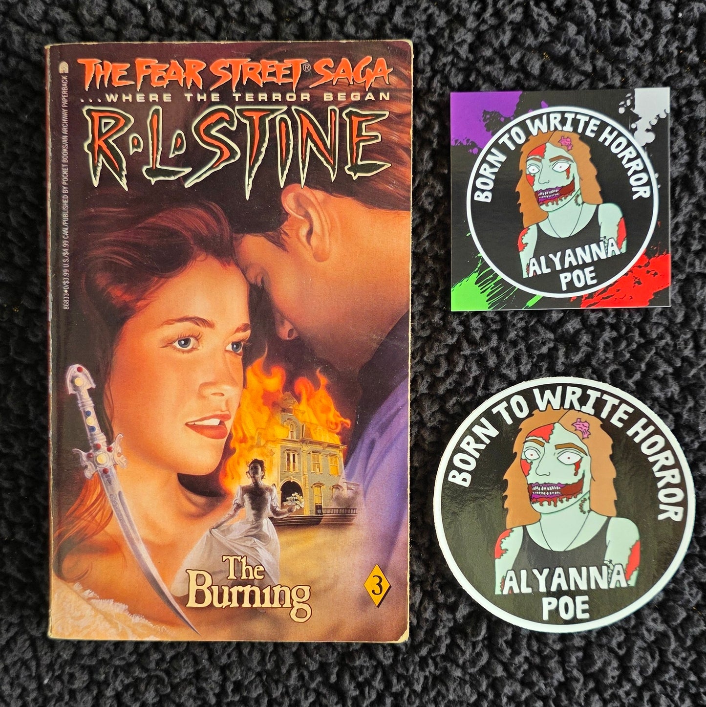 RL Stine's The Burning (The Fear Street Saga Book 3 / Mass Market Paperback)