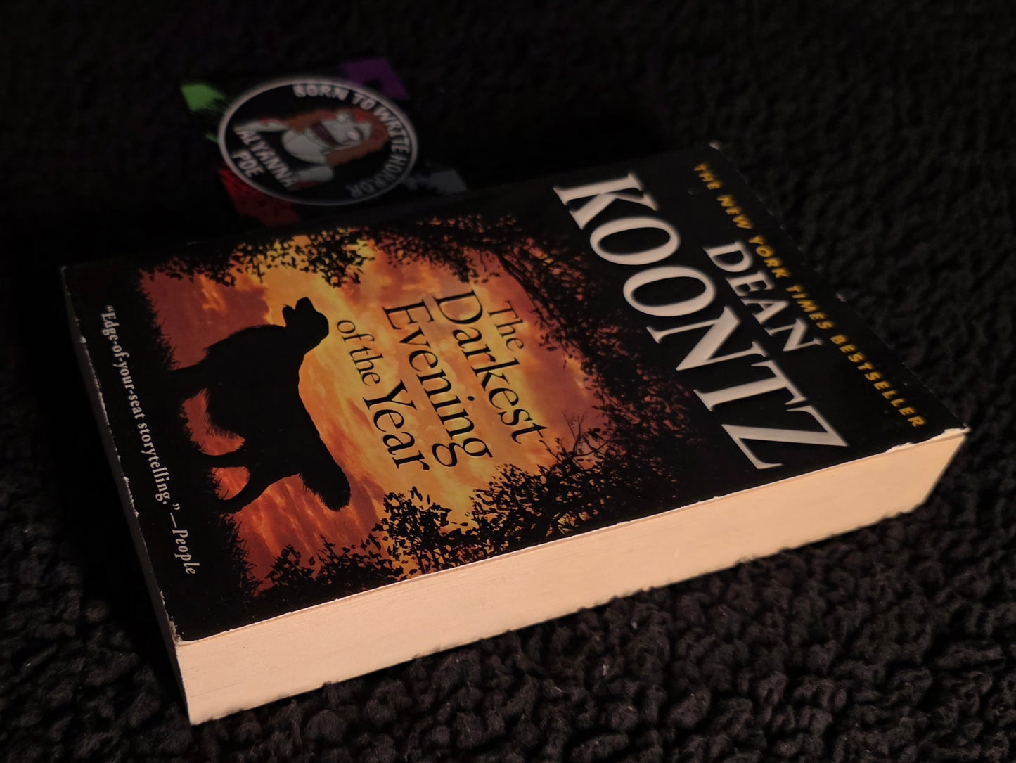 Used: Dean Koontz - The Darkest Evening of the Year (Bantam Paperback)