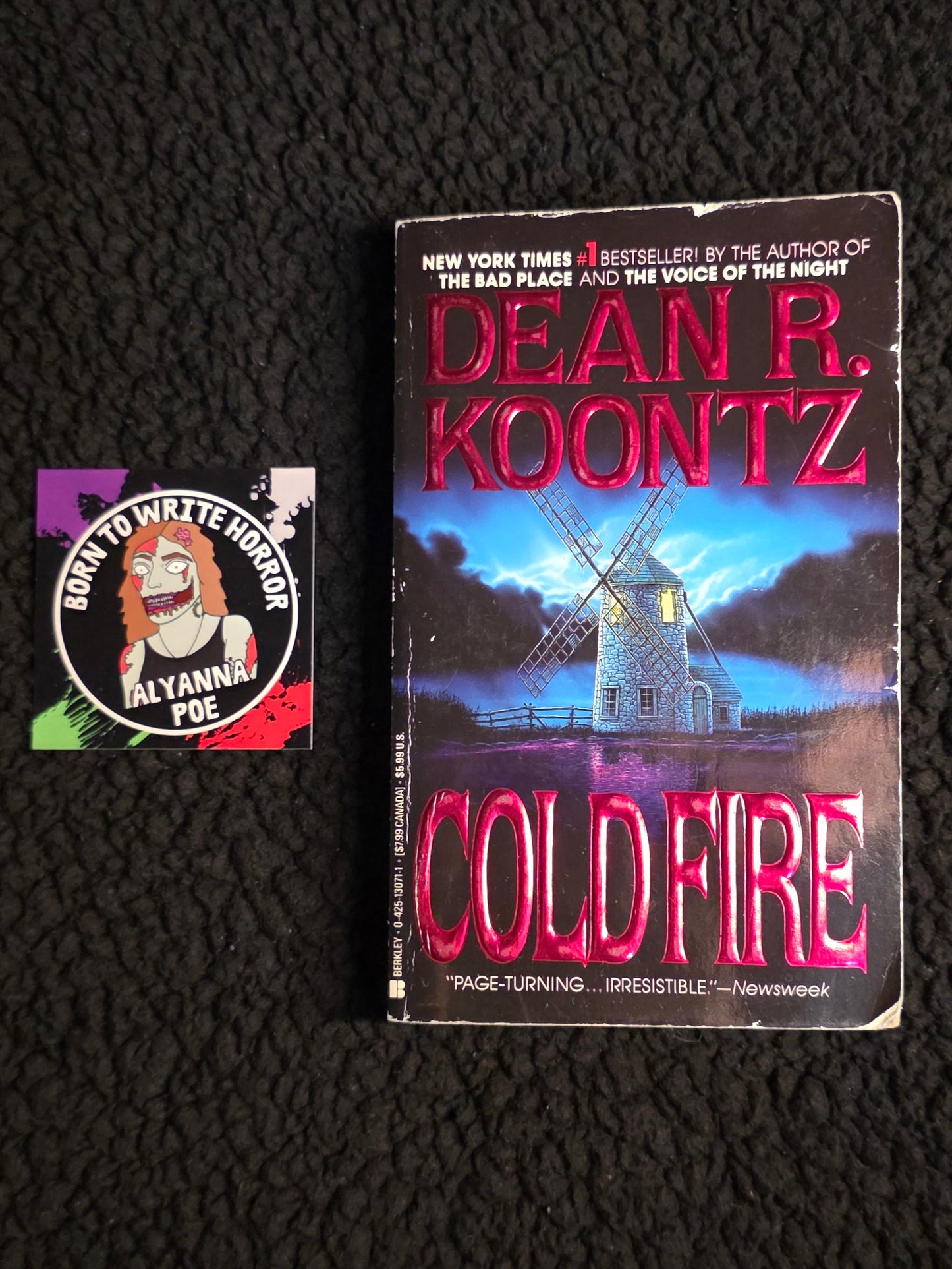 Used: Dean Koontz - Cold Fire (Berkley Paperback)