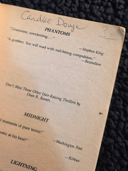 Used: Dean Koontz - Phantoms (Berkley Paperback)