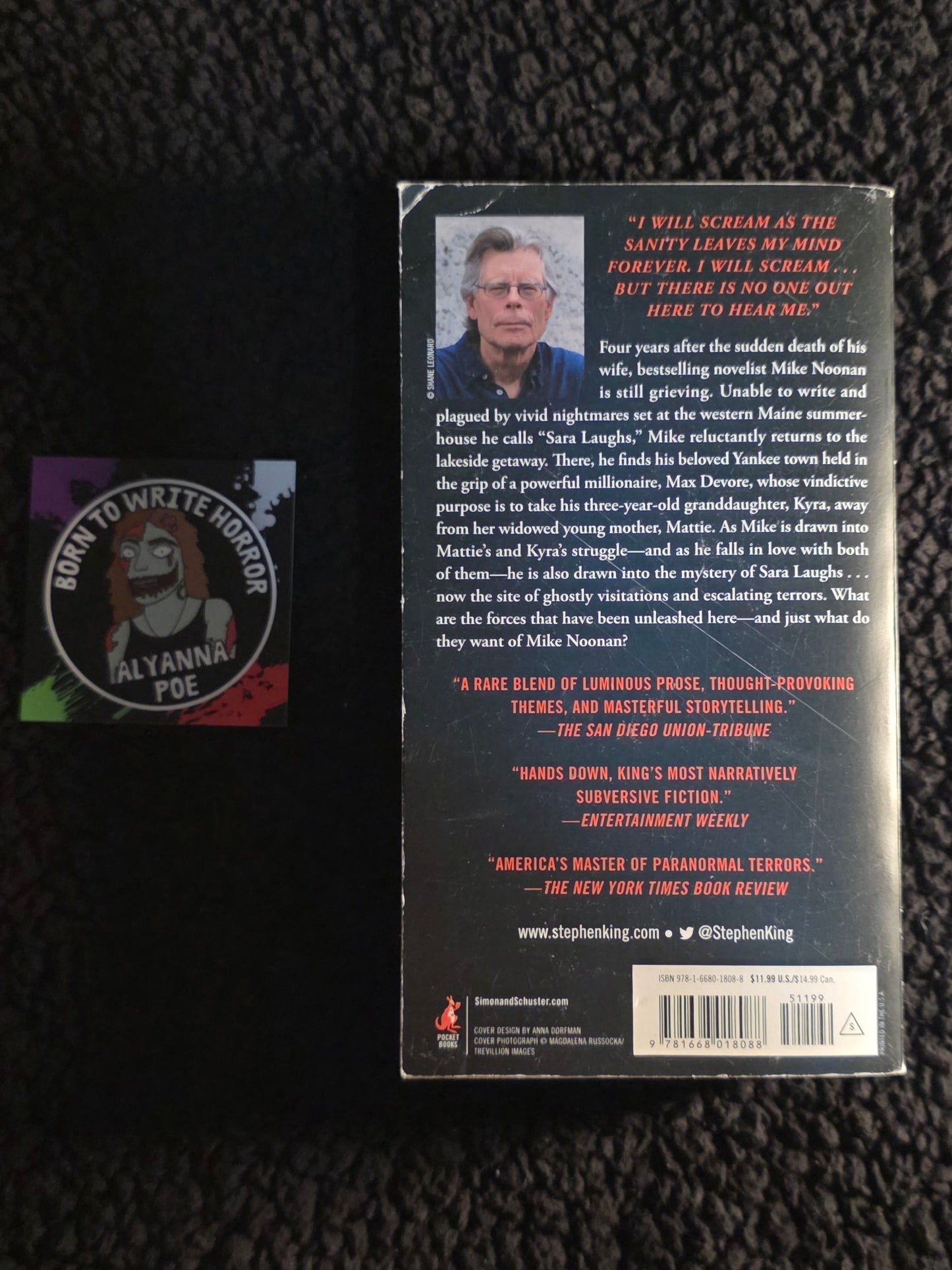 Used: Stephen King - Bag of Bones (Pocket Books Paperback)