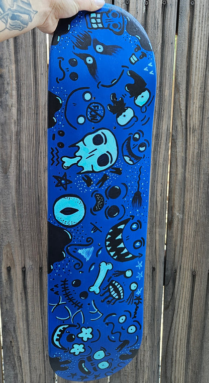 Painted Skate Deck (Decoration ONLY)